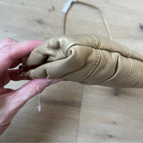 New Solas Vintage Lambskin Leather clutch gold chain evening purse bag *I18 - Picture 8 of 8